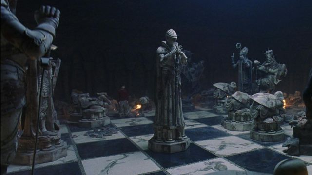 Image de la scène d'échec dans Harry Potter