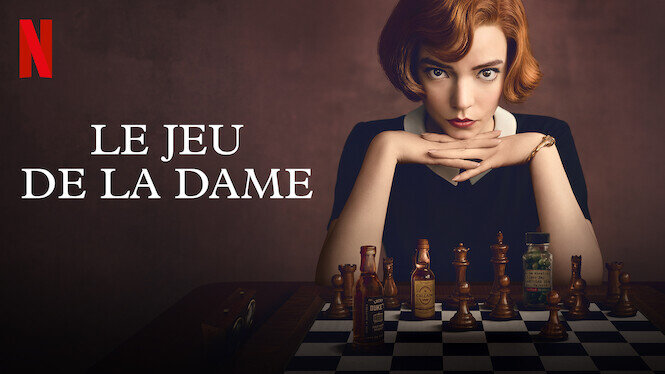 Image de la série Netflix, le jeu de la dame.