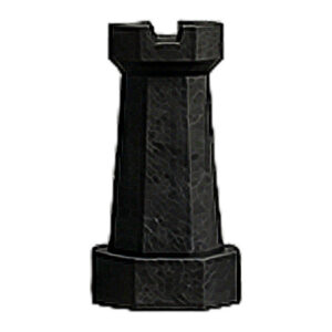 Tour noir - design minimal imitation pierre