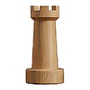 Tour blanc - design minimal en bois